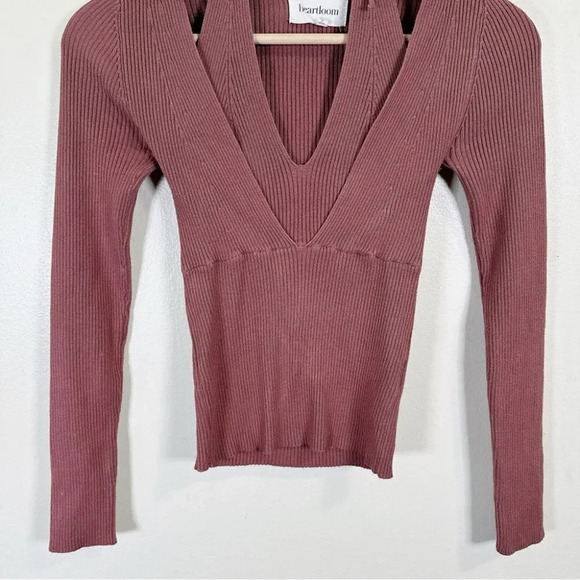 Heartloom Indra Sweater  Haltered Neck Vino Color - Picture 6 of 11